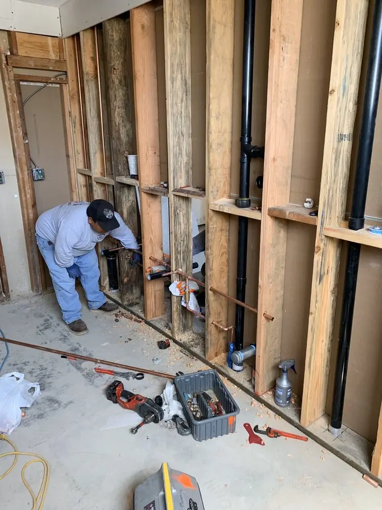 Commercial rough-in plumbing for Gas Line Repair in Tripoli Heights